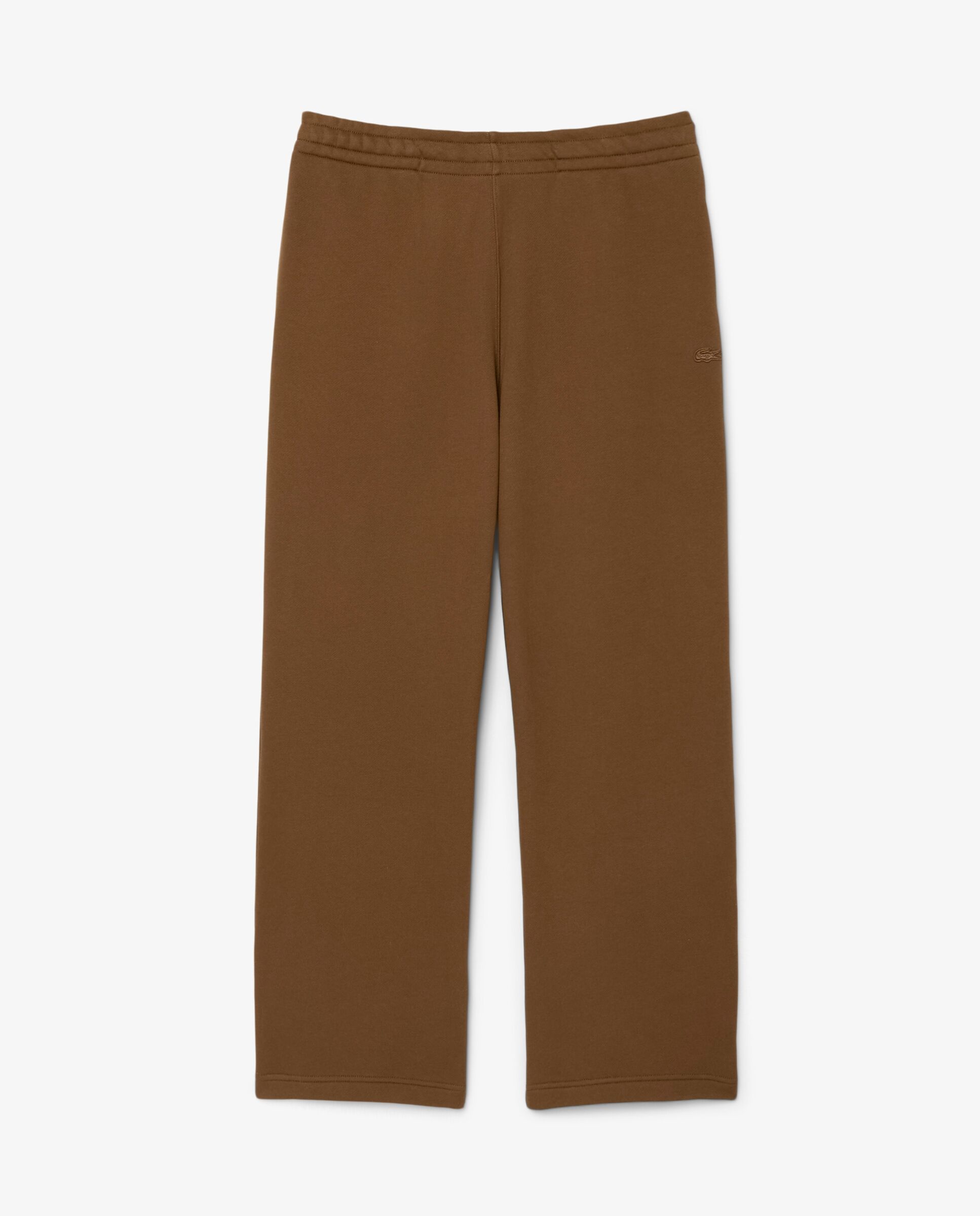 Pantalón unisex de chándal unisex de felpa de corte amplio en - Lacoste - Marrón Marrón-5