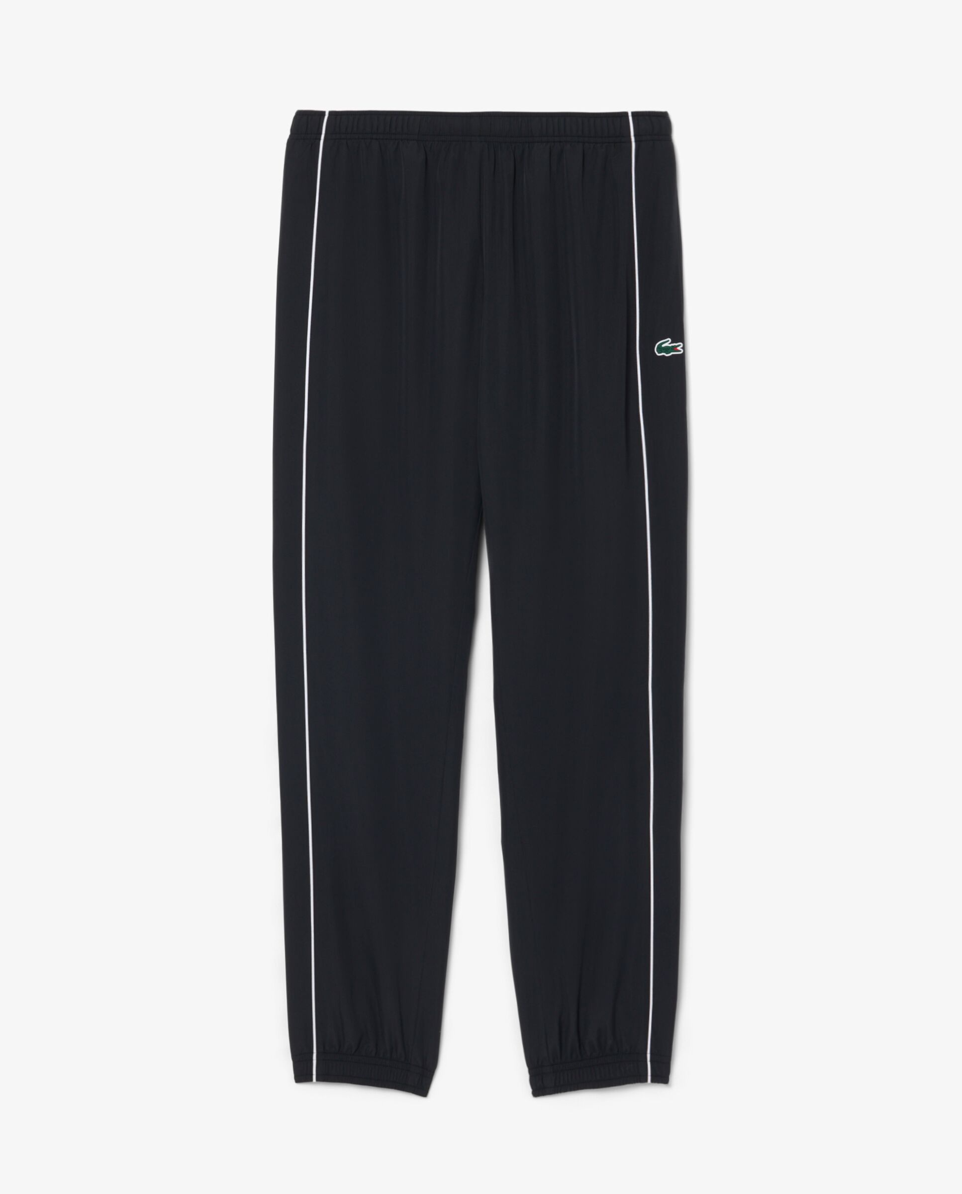 Pantalón de hombre de chándal de hombre deportivo hidrófugo con ribete en contraste en - Lacoste - Blanco Blanco-5