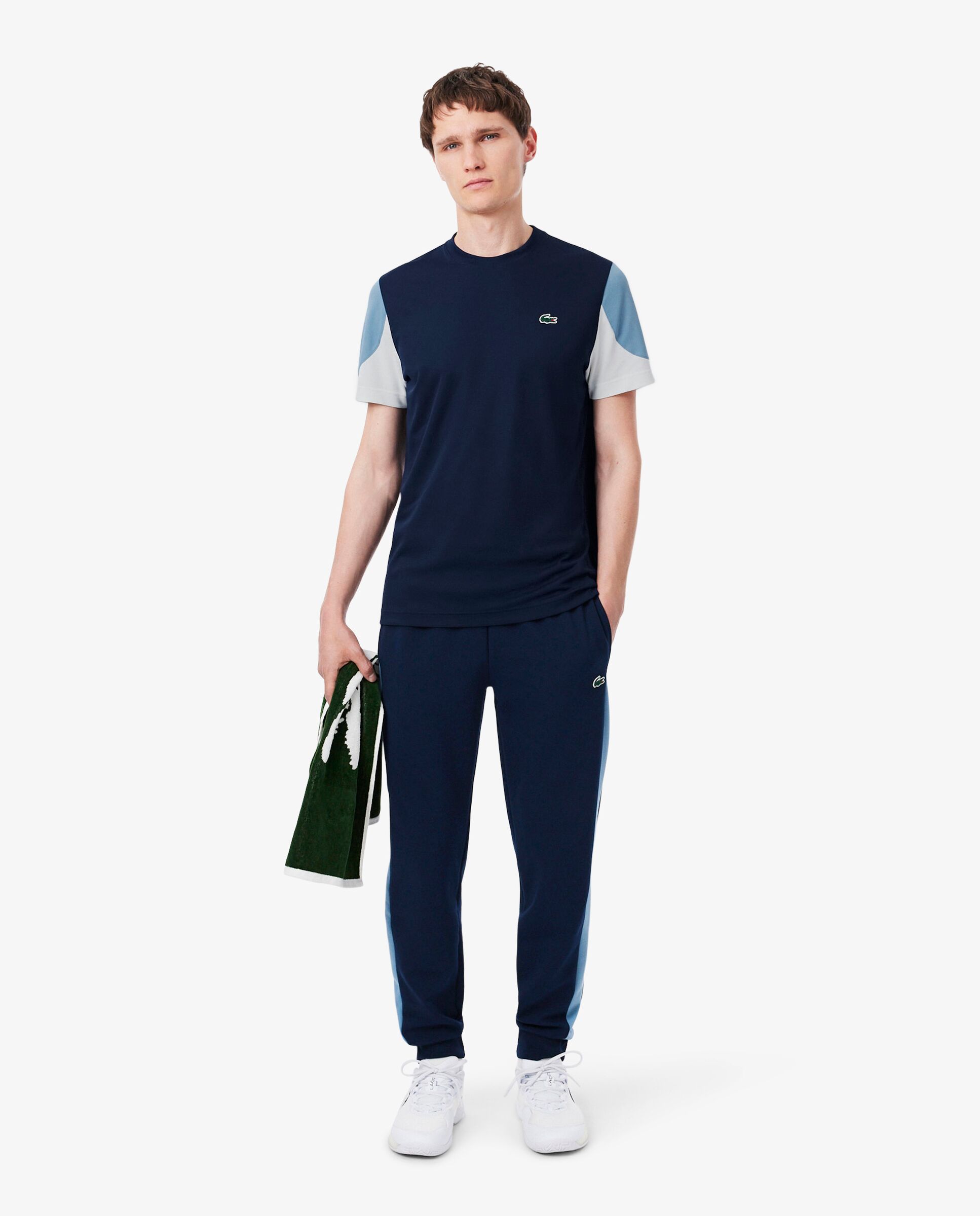 Pantalón de hombre de chándal de hombre deportivo en negro - Lacoste - Azul oscuro Azul oscuro-1