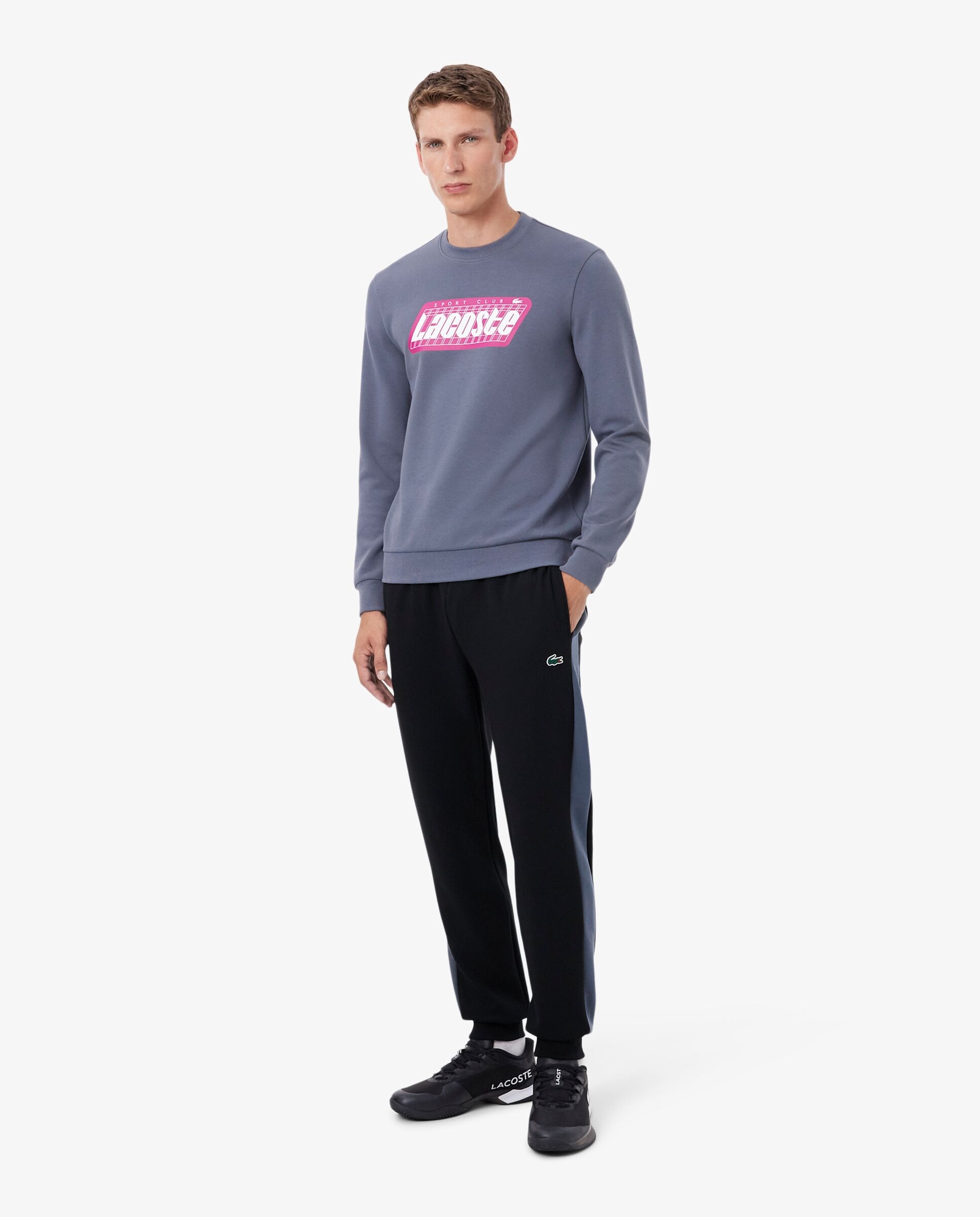 Pantalón de hombre de chándal de hombre deportivo en - Lacoste - Negro Negro-1