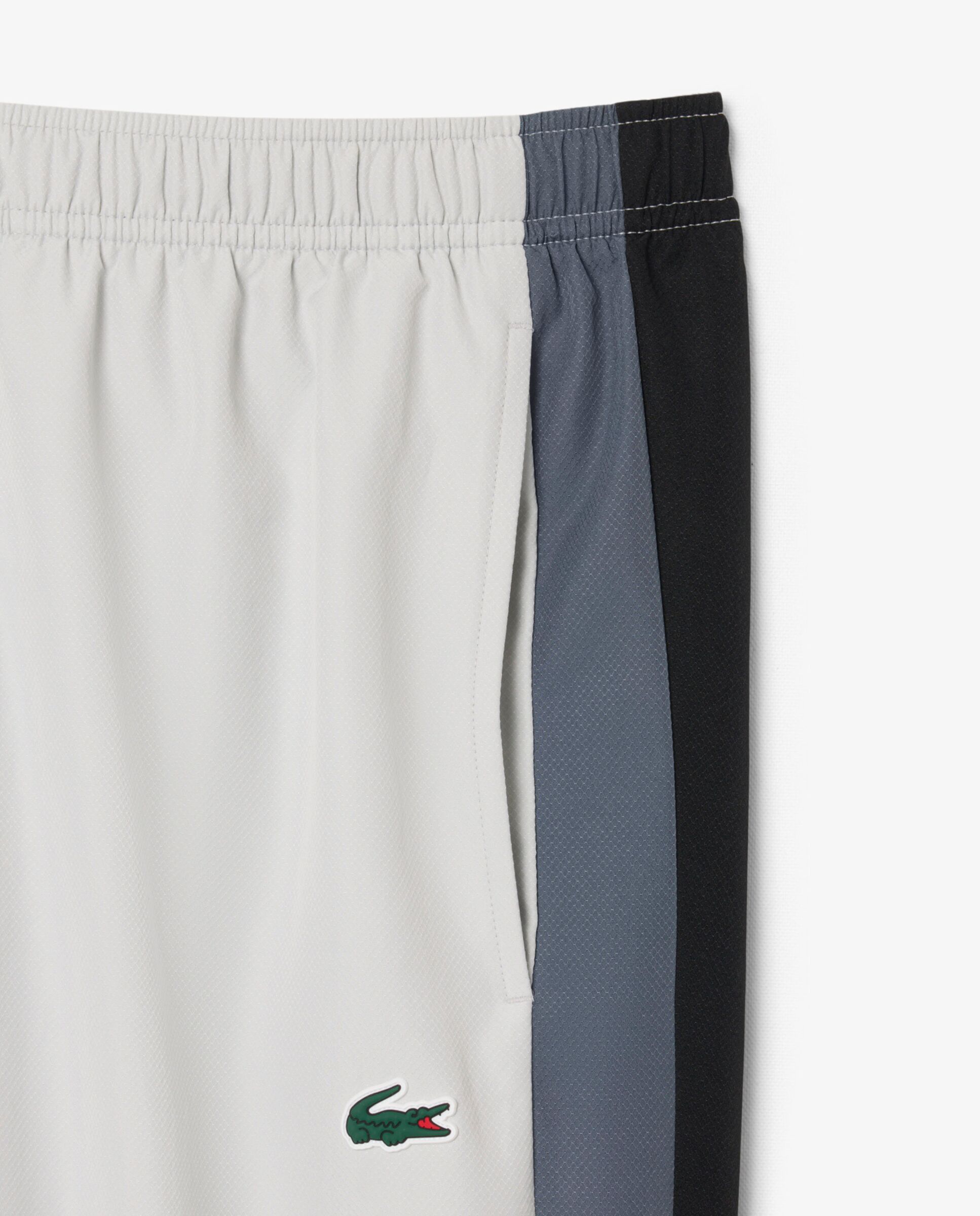 Pantalón de hombre de chándal de hombre deportivo con bloques de color en - Lacoste - Gris Gris-5