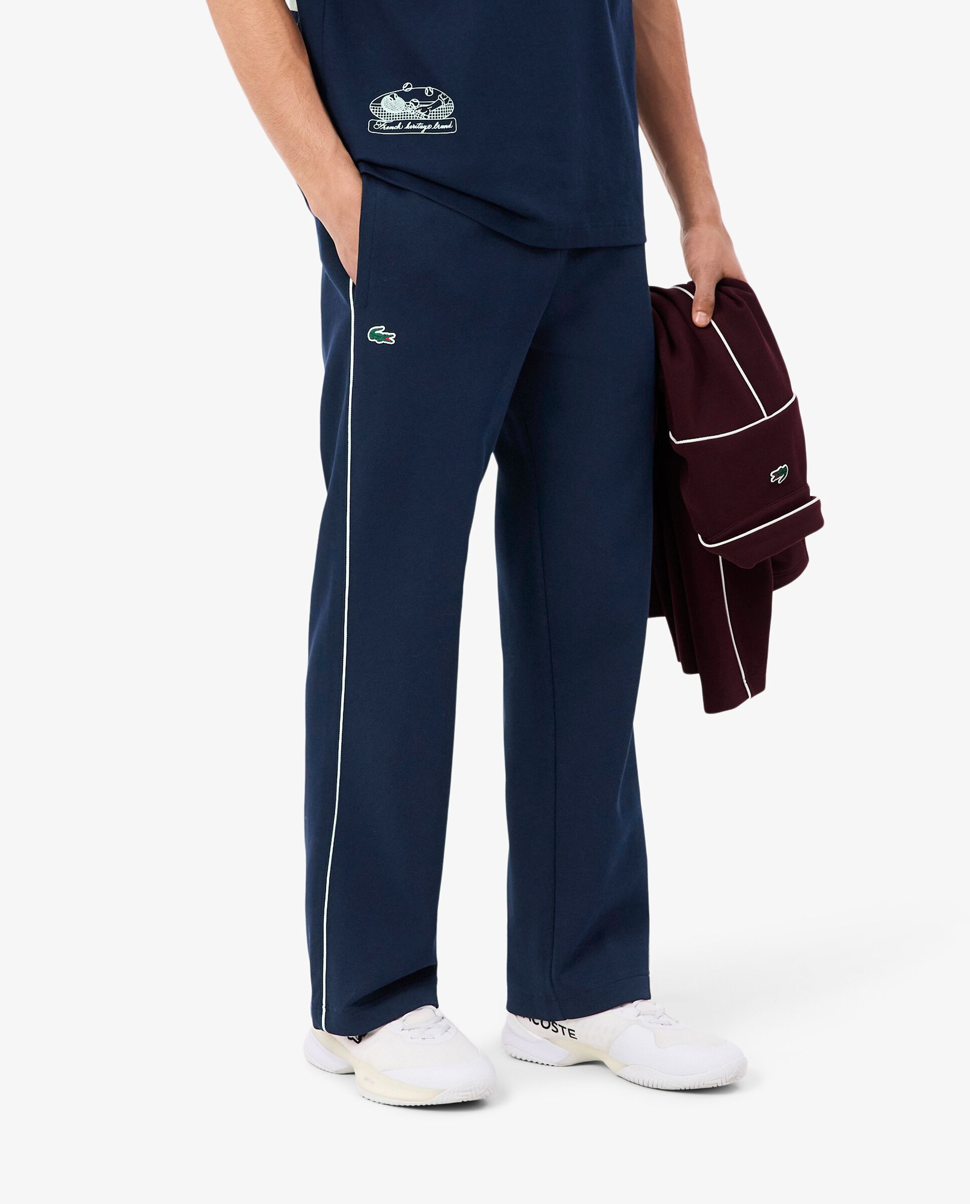 En azul - Lacoste - Blanco Blanco-3