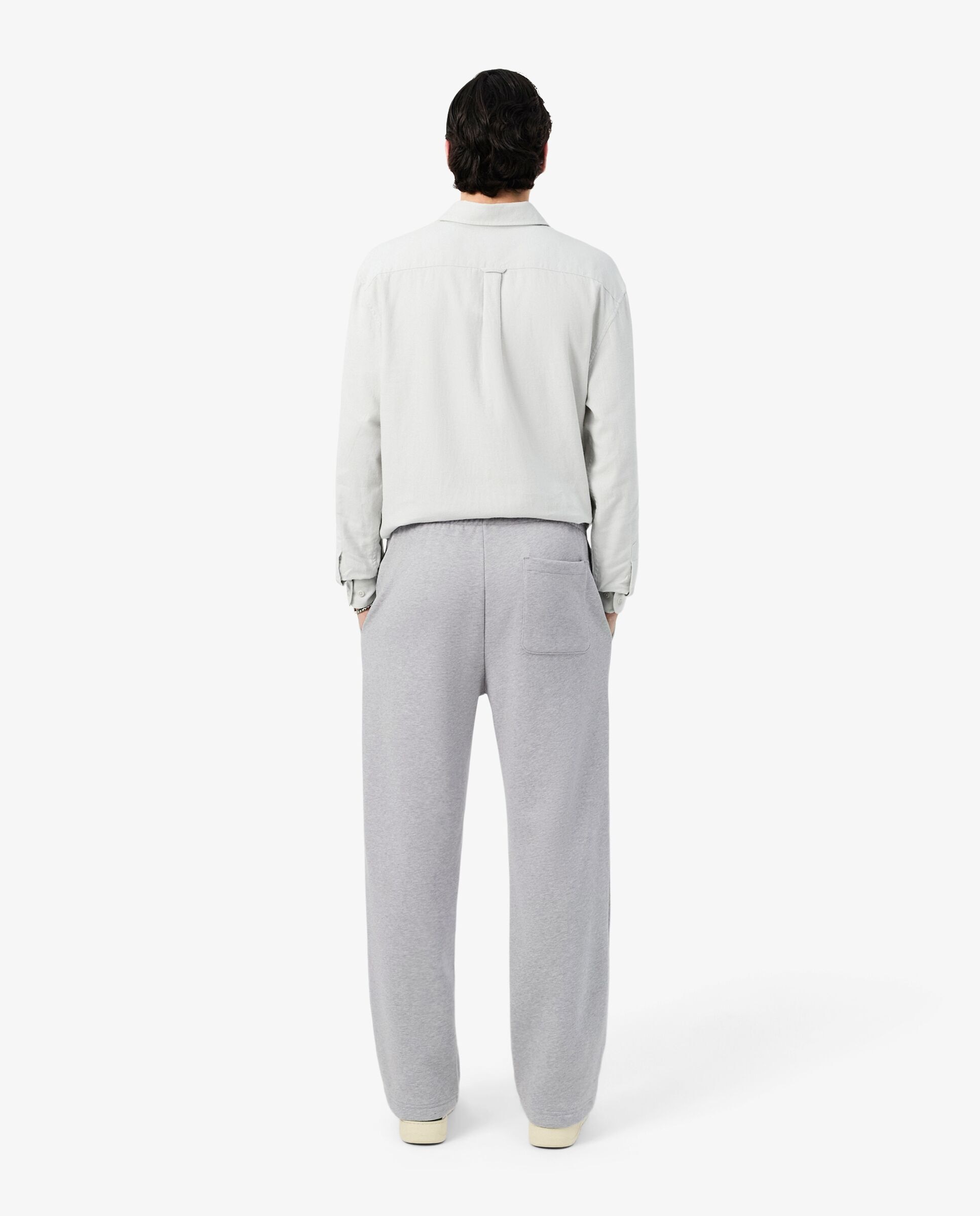 Imagen 2 de Pantalón de hombre de chándal de hombre de felpa de corte holgado en negro - Lacoste - Gris oscuro Gris oscuro