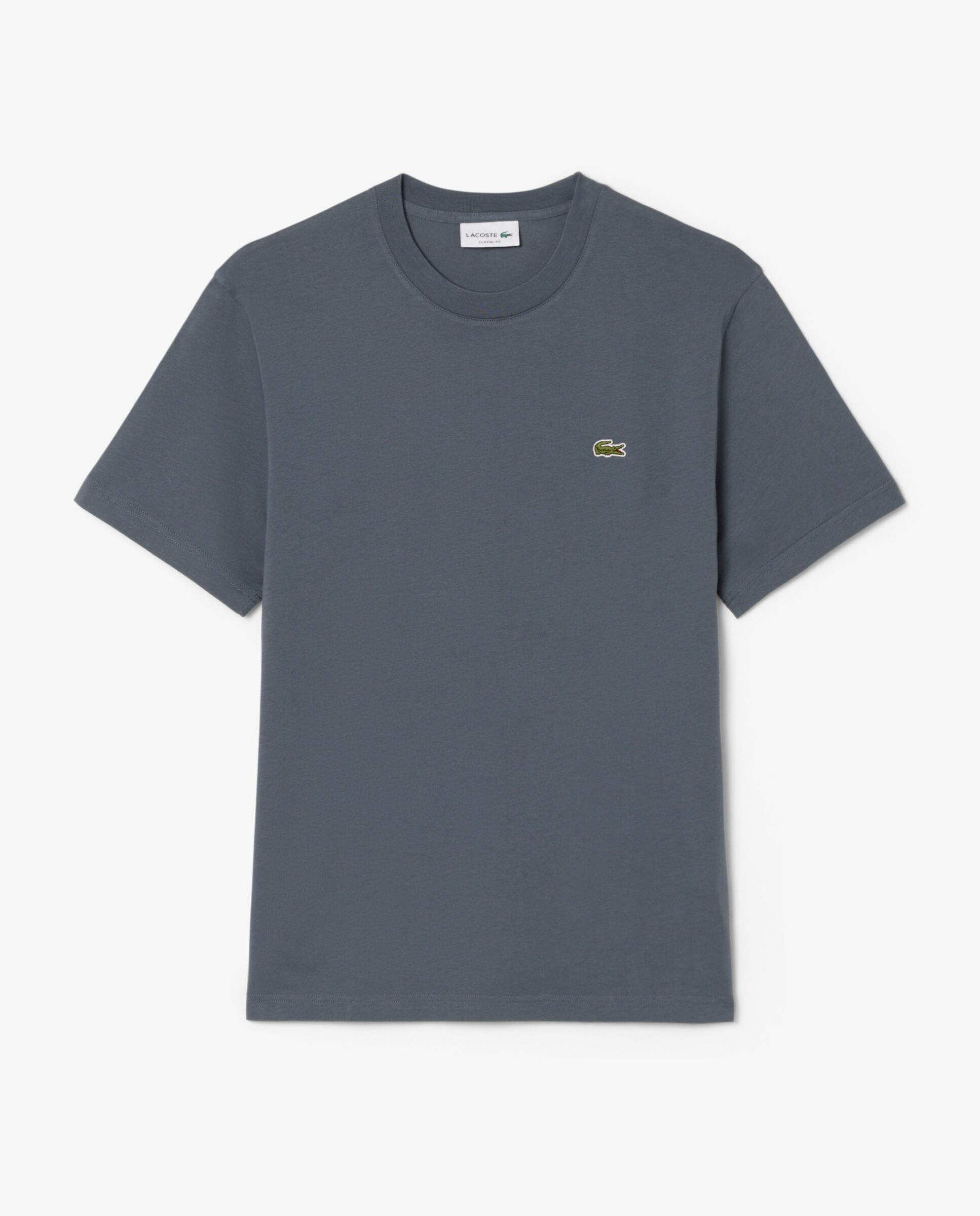 Camiseta de hombre de algodón de manga corta - Lacoste - Gris Gris-6