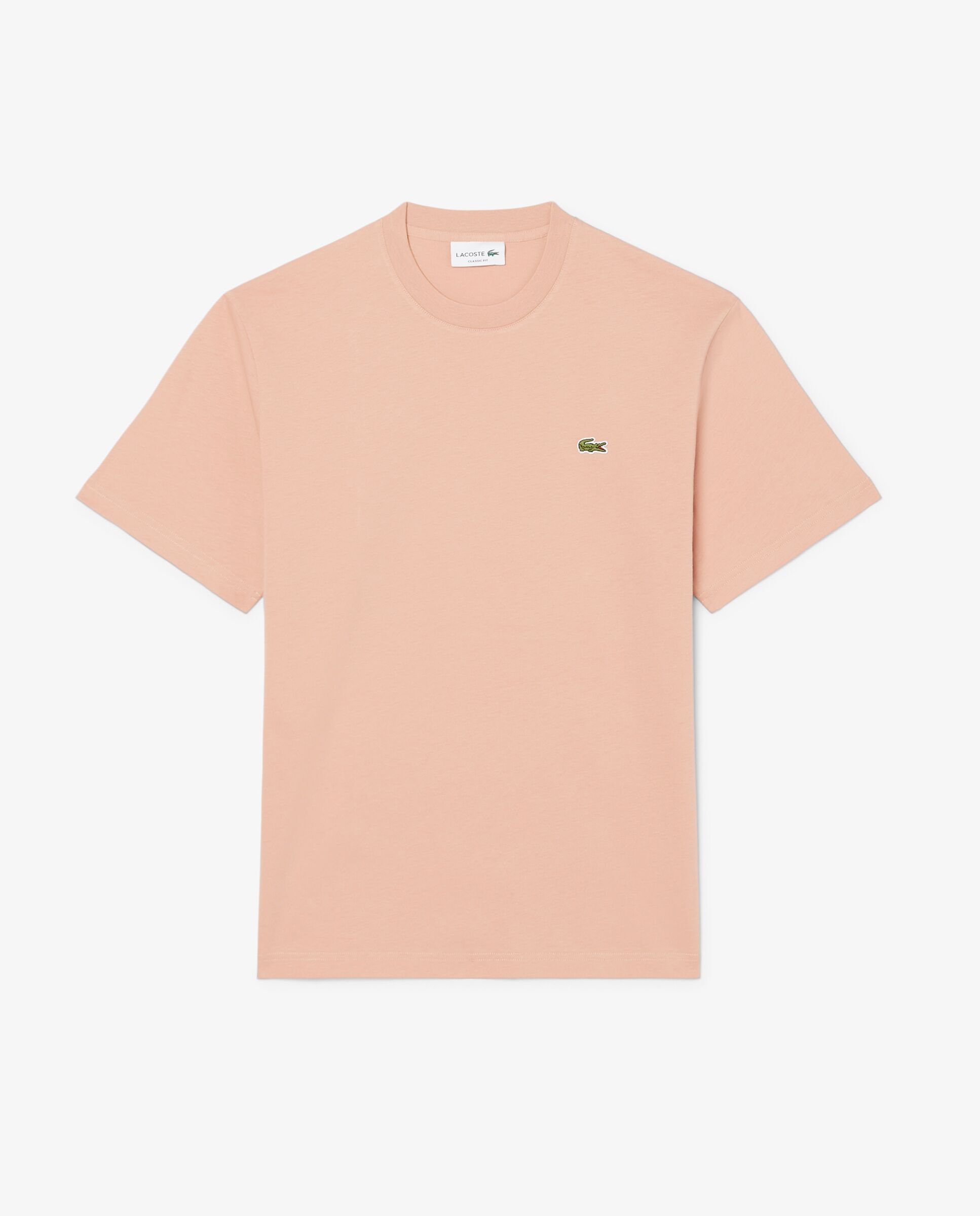 Camiseta de hombre de algodón de manga corta - Lacoste - Rosa Rosa-5