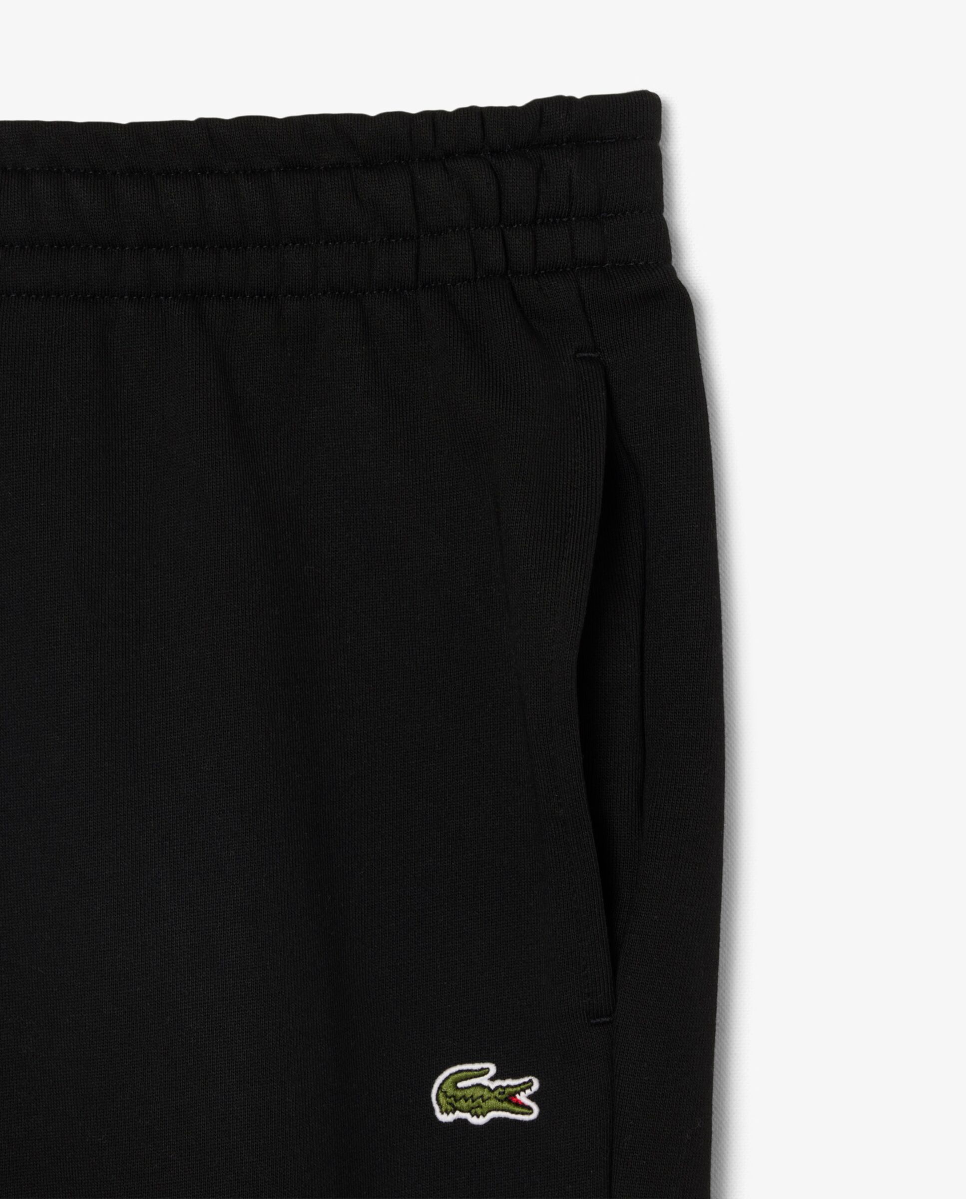 Imagen 5 de Pantalón de hombre de chándal de hombre de felpa de corte regular en blanco - Lacoste - Negro Negro