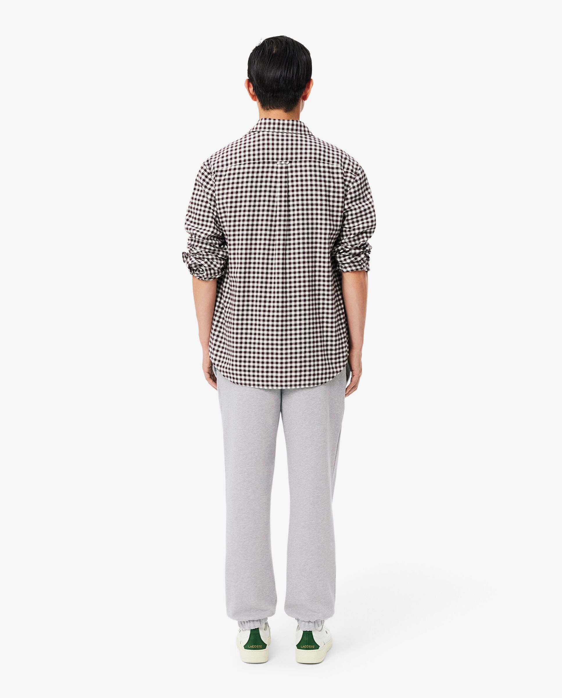 Imagen 2 de Pantalón de hombre de chándal de hombre de felpa de corte regular en blanco - Lacoste - Gris oscuro Gris oscuro