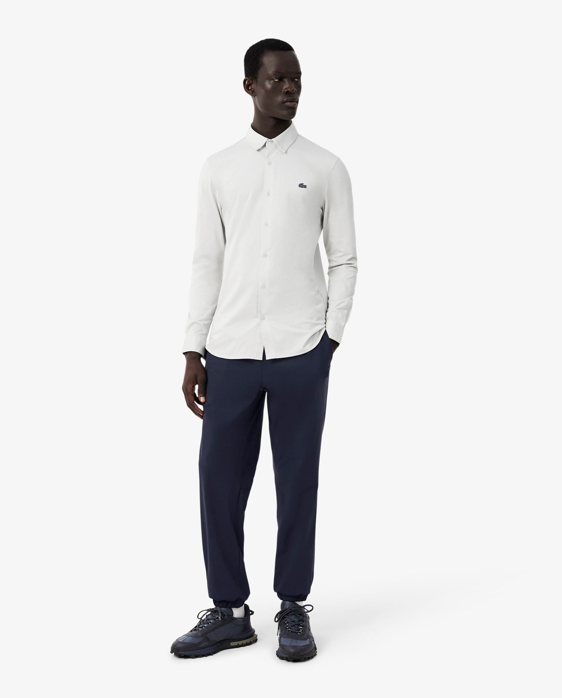 Pantalón de hombre de chándal de hombre urbano elástico en gris - Lacoste - Azul marino Azul marino-1