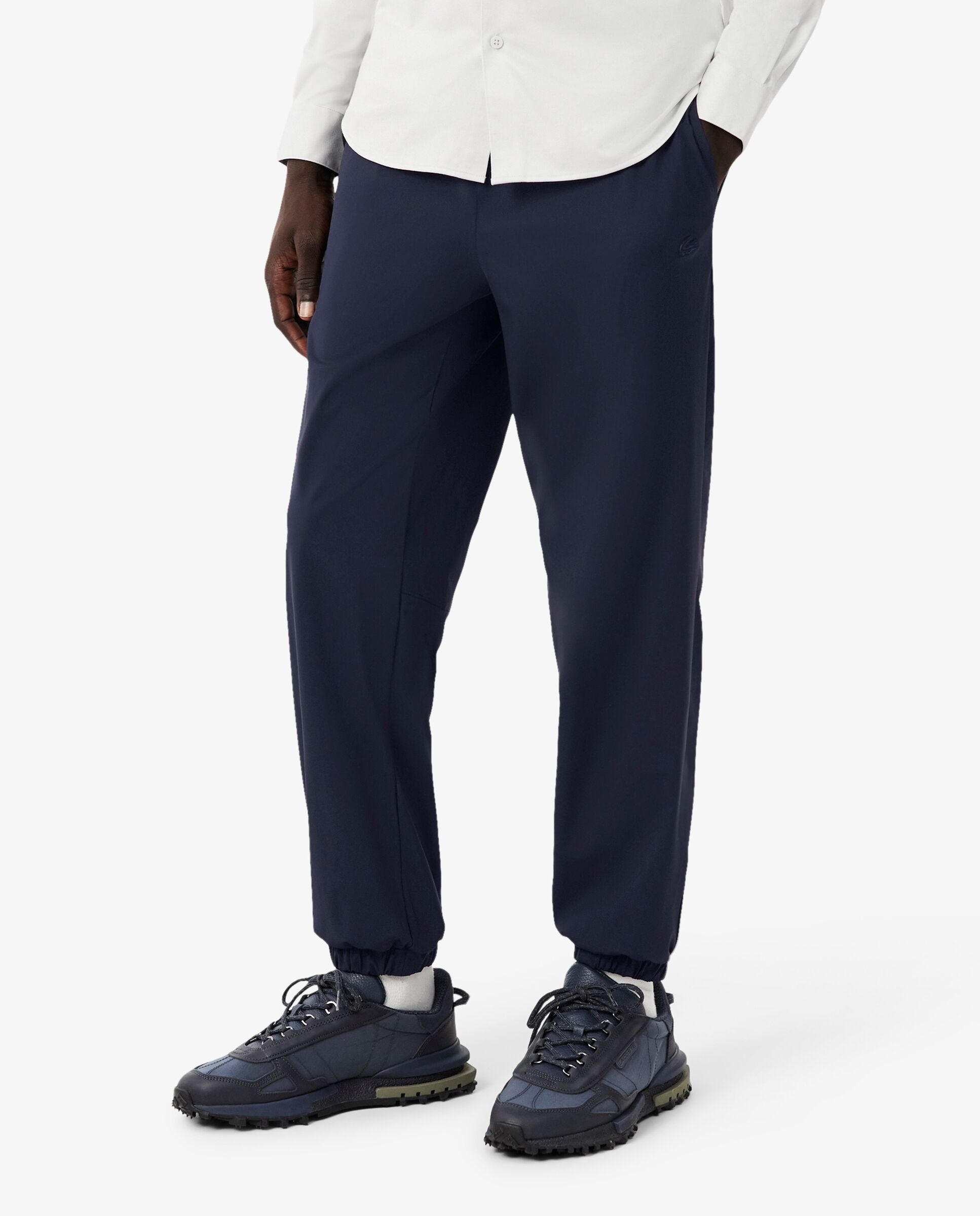 Pantalón de hombre de chándal de hombre urbano elástico en gris - Lacoste - Azul marino Azul marino-3