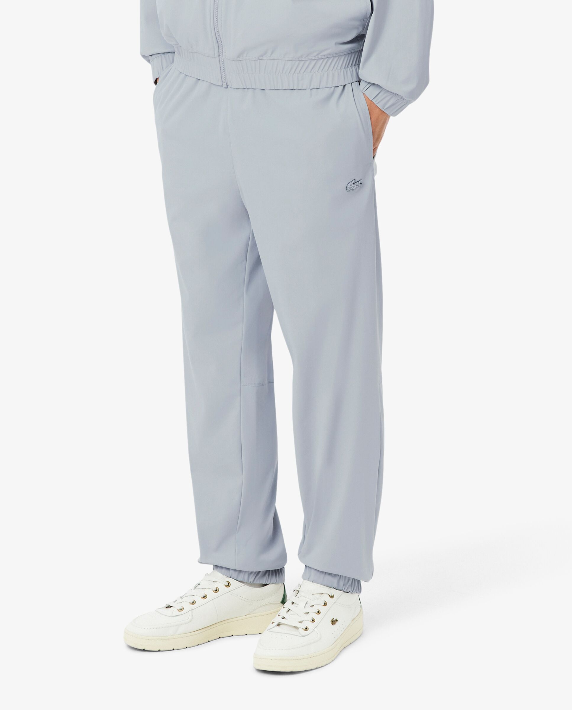 Pantalón de hombre de chándal de hombre urbano elástico en - Lacoste - Gris Gris-3