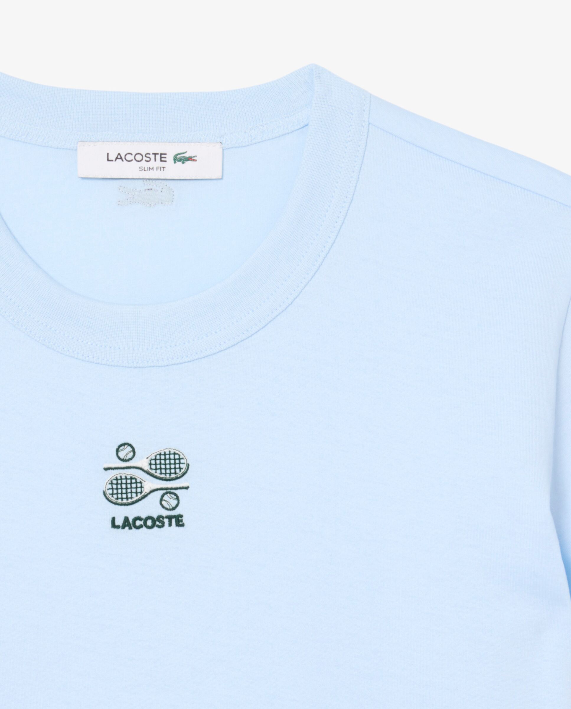 En azul de manga corta - Lacoste - Azul claro Azul claro-5