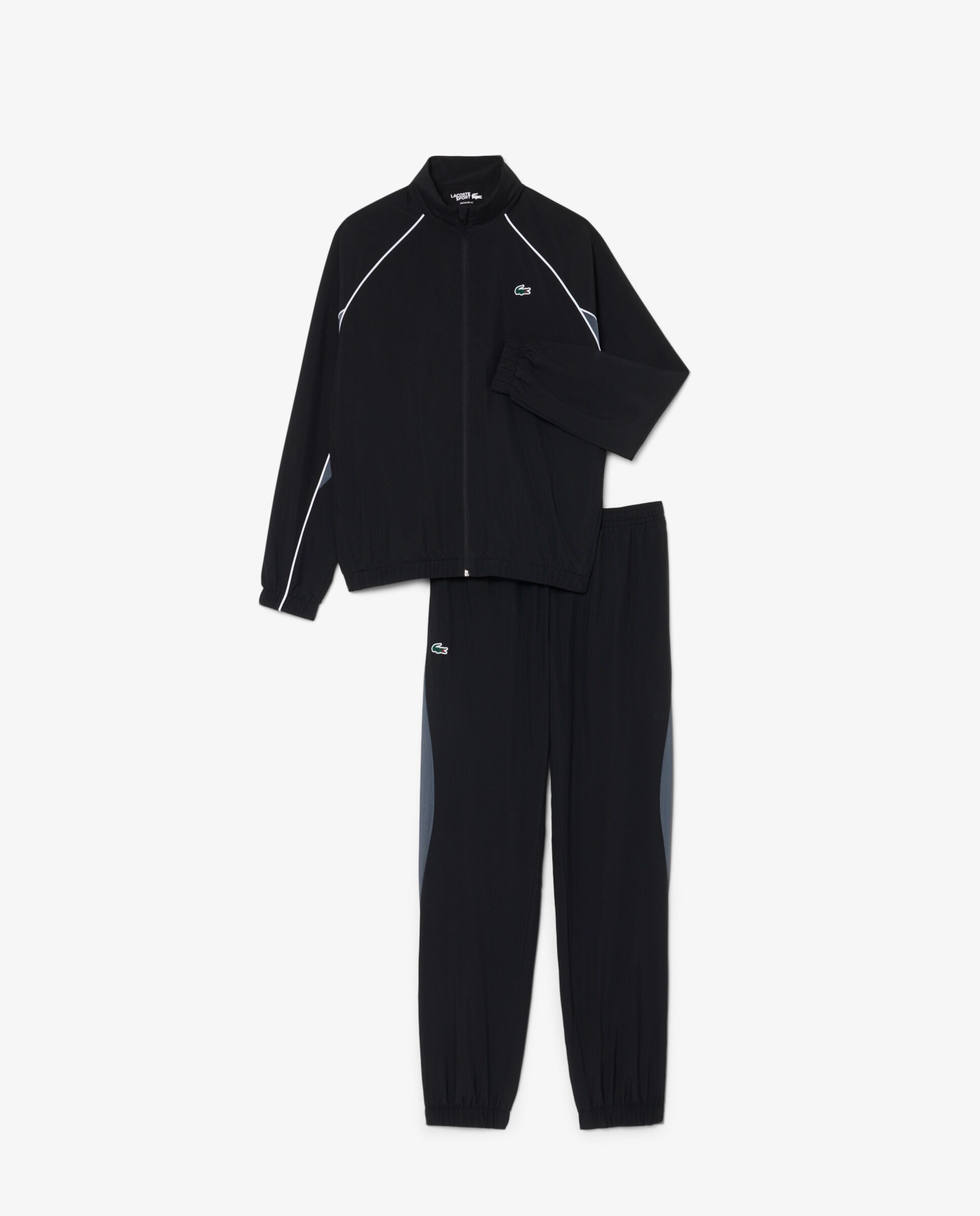 Chándal de hombre de tenis con ribete en contraste en - Lacoste - Negro Negro-6