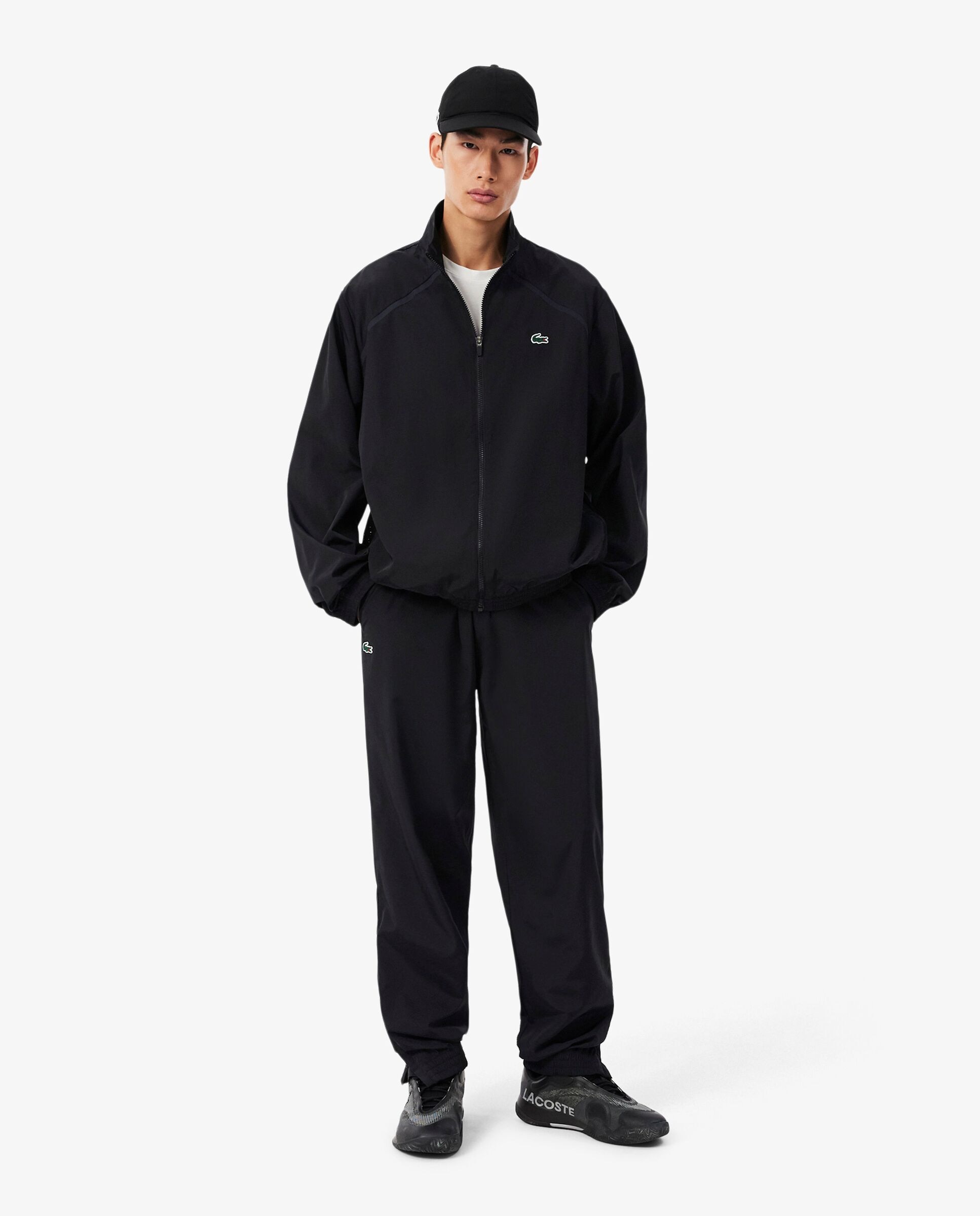 Chándal de hombre tennis x daniil medvedev en blanco - Lacoste - Negro Negro-4