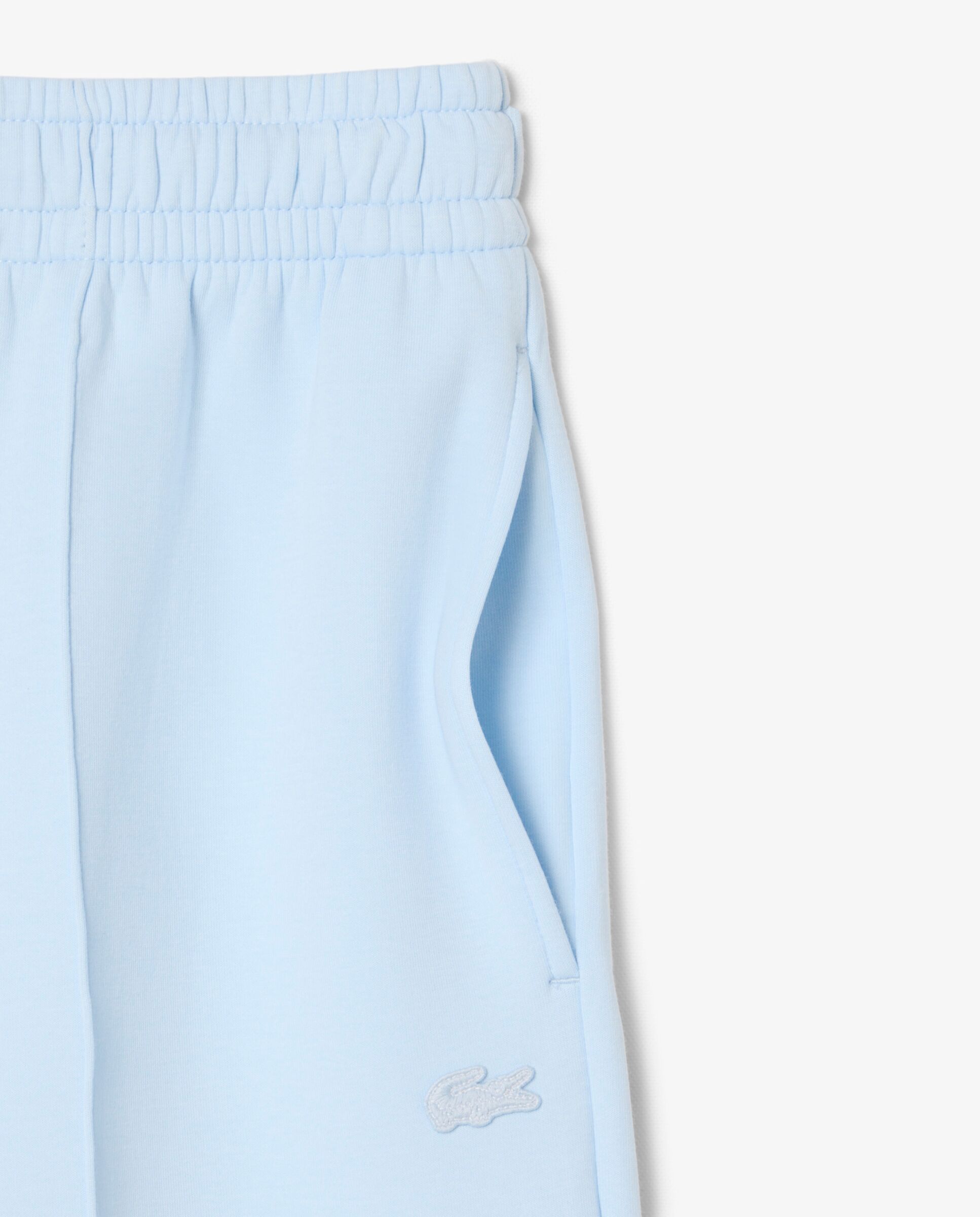 Pantalón de mujer de chándal de corte amplio de punto - Lacoste - Azul claro Azul claro-5