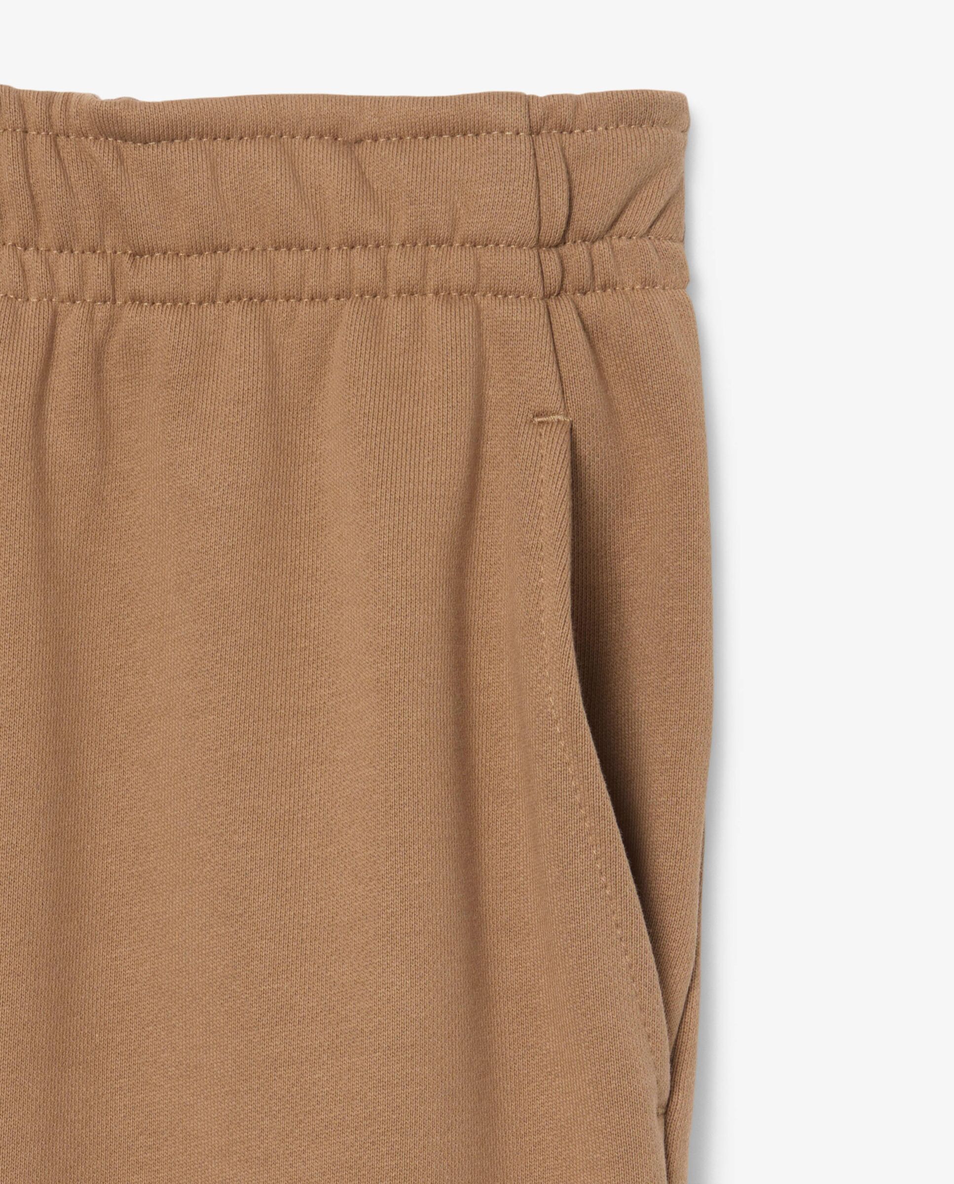 Pantalón de mujer de chándal de felpa - Lacoste - Marrón Marrón-5