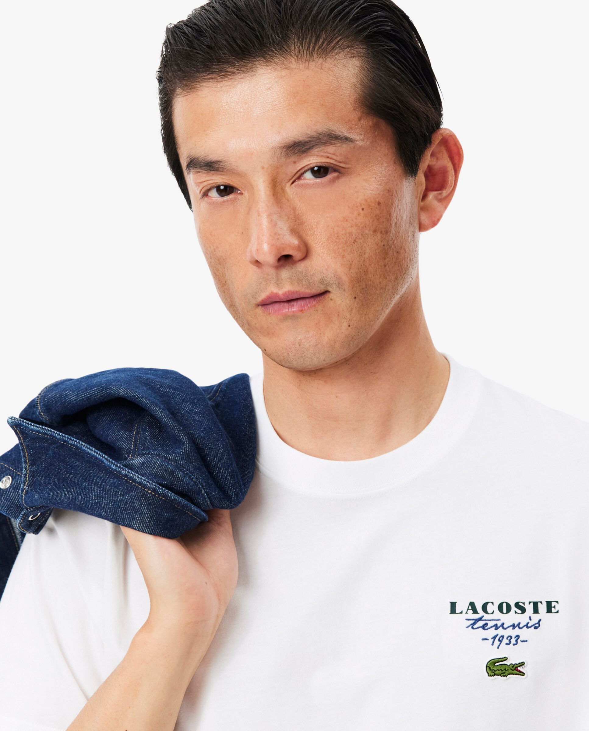 En azul de manga corta - Lacoste - Blanco Blanco-3
