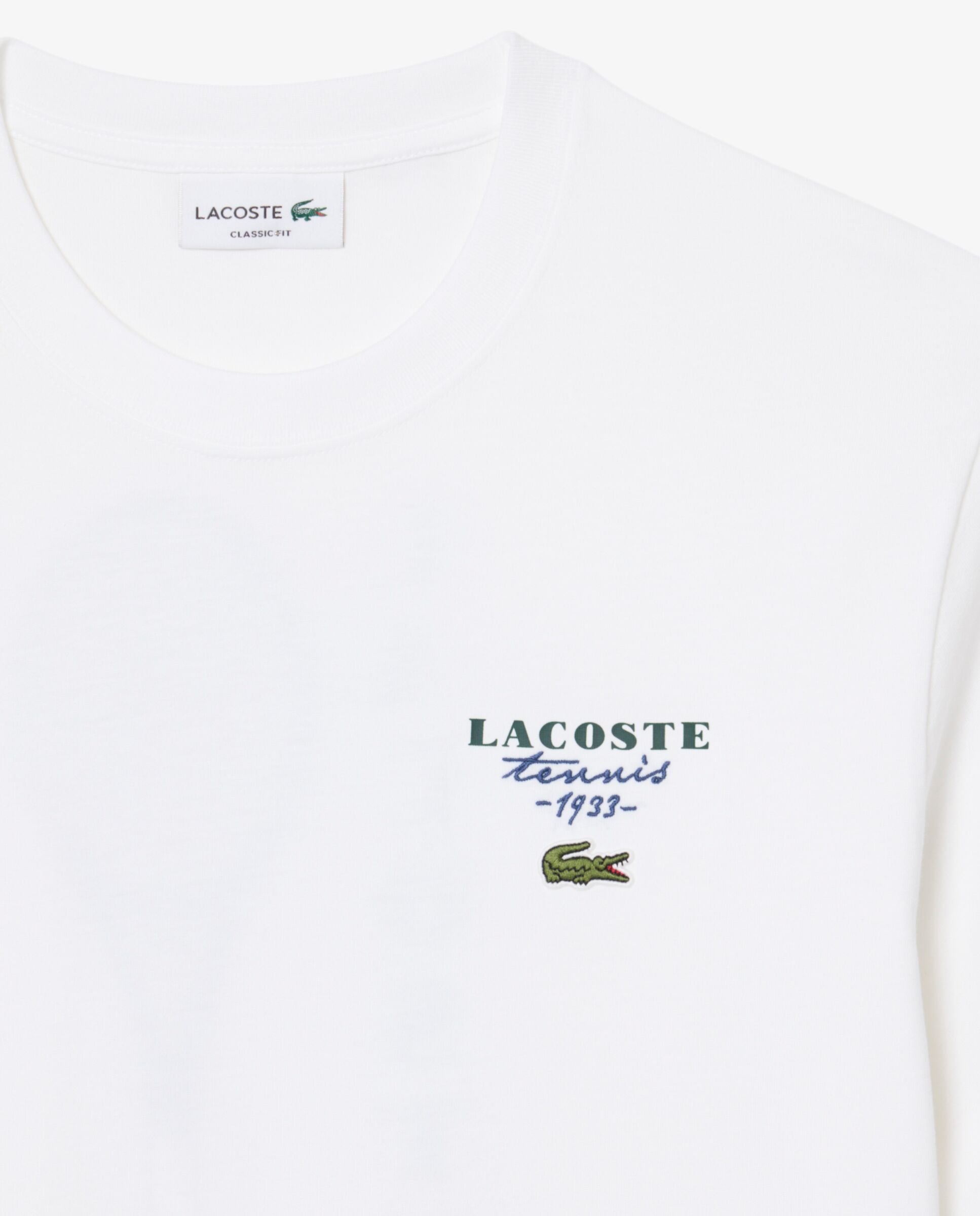 En azul de manga corta - Lacoste - Blanco Blanco-5