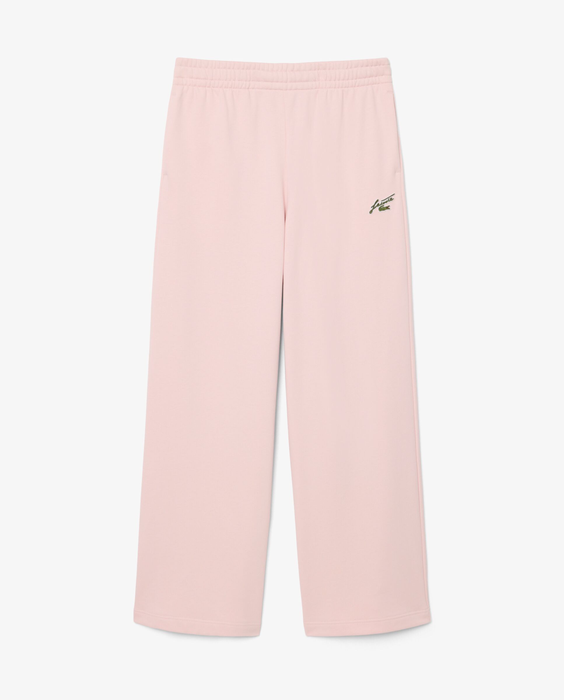 Pantalón de mujer de chándal acampanado de felpa en - Lacoste - Rosa Rosa-6