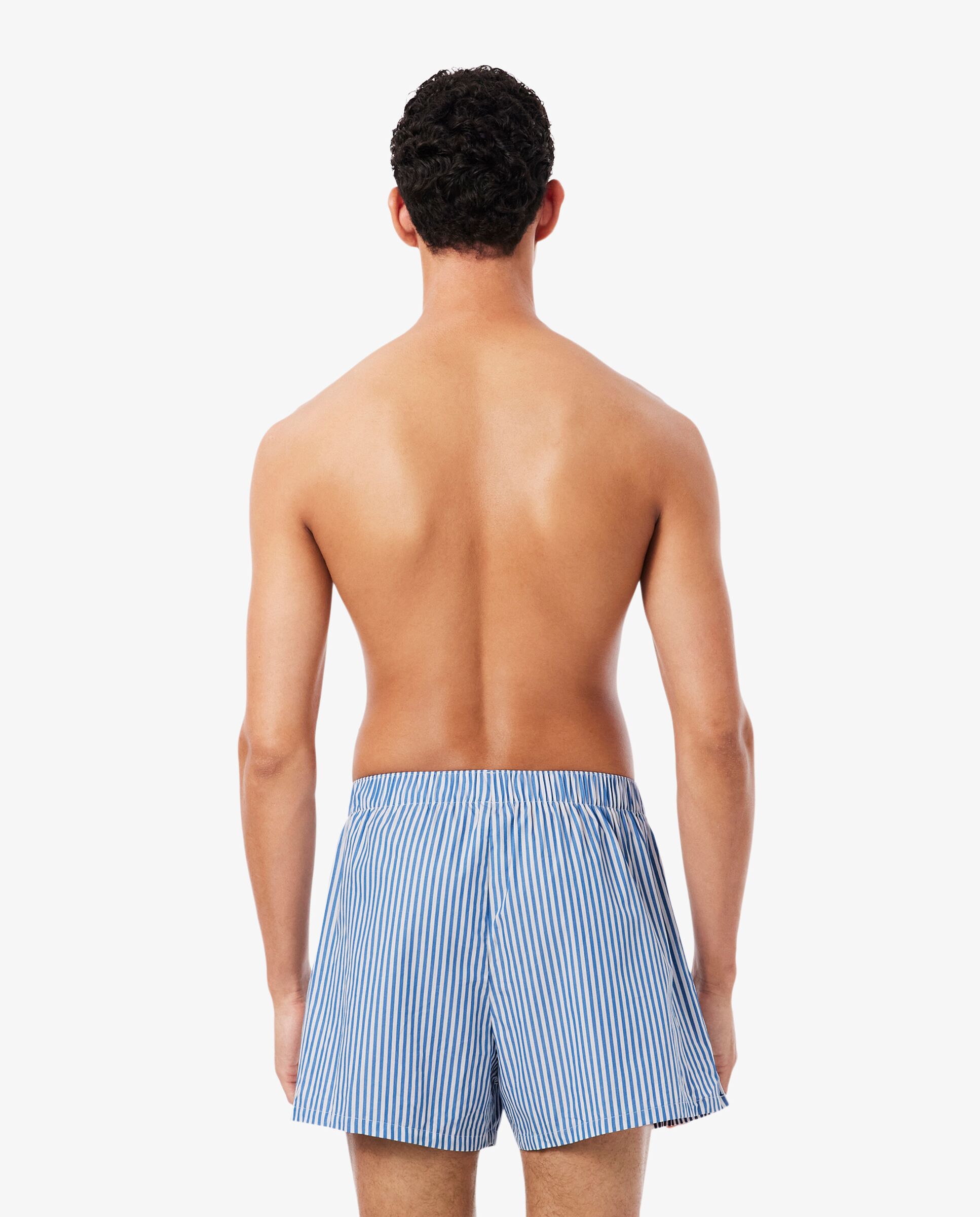 Pack de 3 calzoncillos tipo bóxer de popelín de algodón - Lacoste - Azul Azul-2