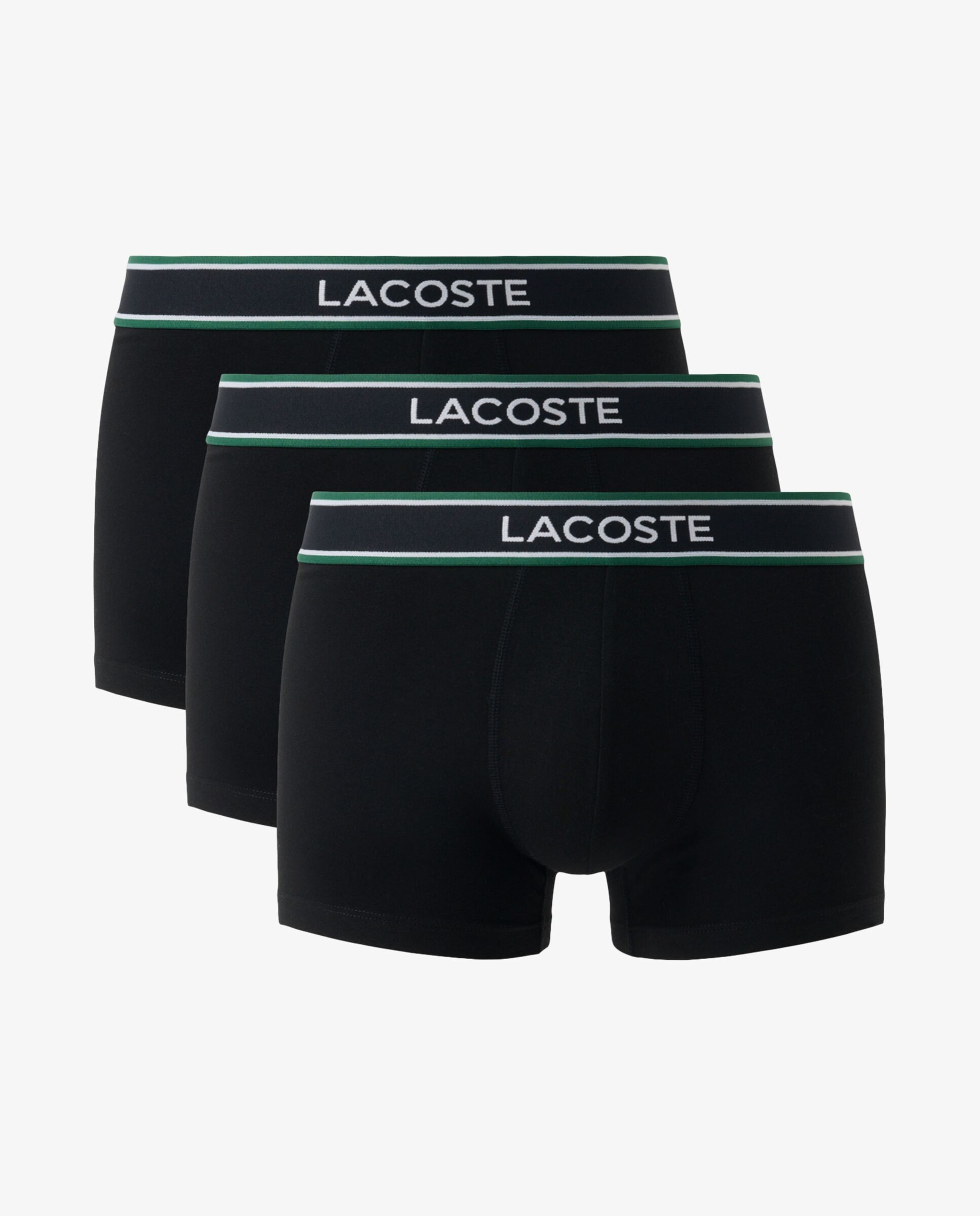 Pack de hombre de 3 calzoncillos de hombre de algodón elástico en - Lacoste - Negro Negro-6
