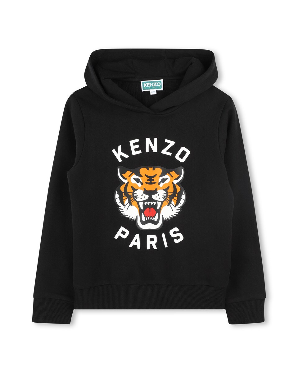 Sudadera de niño en color negro de algodón · Kenzo Kids · El Corte