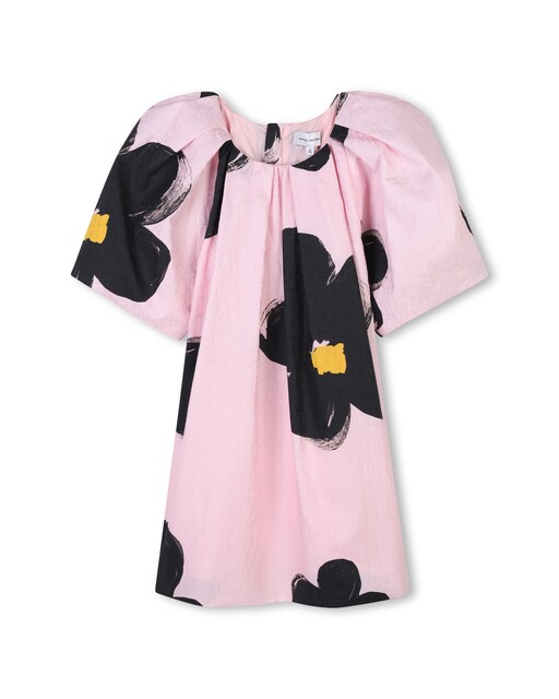 Imagen 0 de Vestido de niña en color rosa de algodón