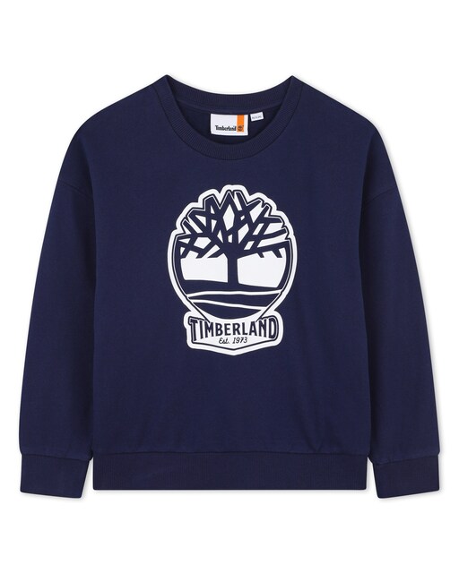 Imagen 0 de Sudadera de niño con cuello redondo y logo frontal