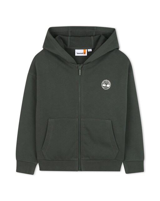 Imagen 0 de Sudadera de niño de cremallera con capucha y logo trasero