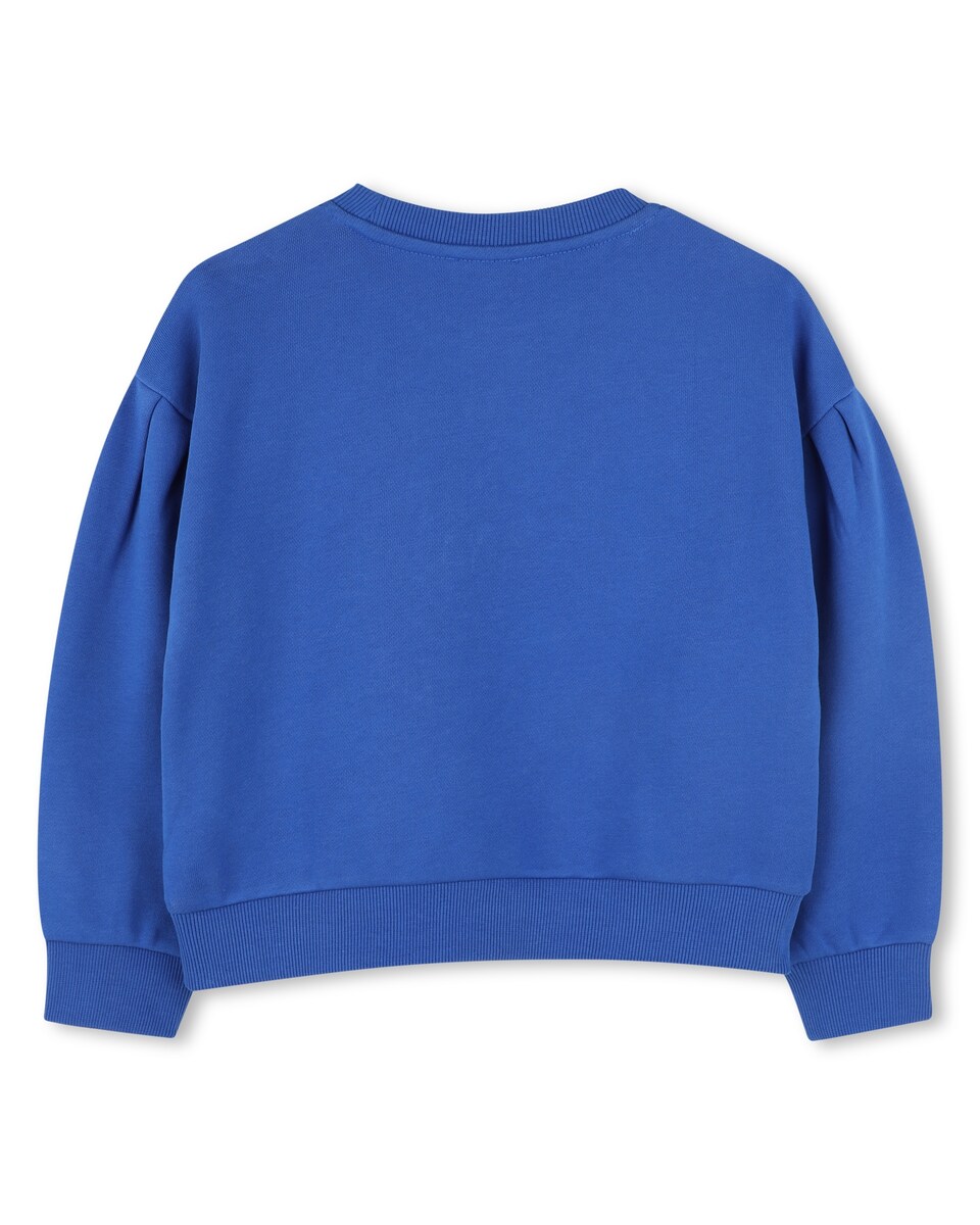Sudadera de niña en color azul de algodón · Kenzo Kids · El Corte