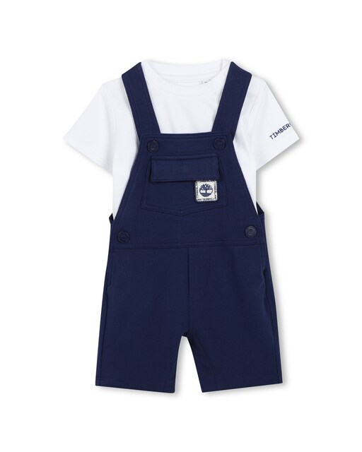 Imagen 0 de Conjunto de bebé niño en color azul de manga corta
