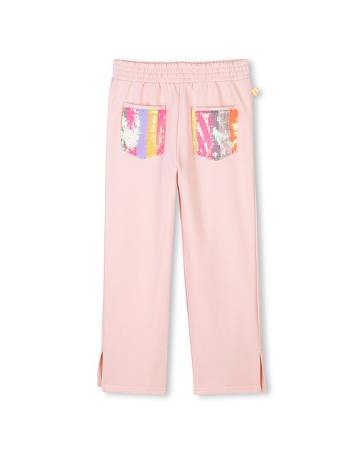 Imagen 0 de Pantalón deportivo de bebé niña de algodón con bolsillos de lentejuelas