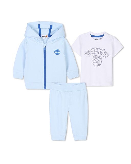 Imagen 0 de Conjunto de bebé niño en color azul de manga larga