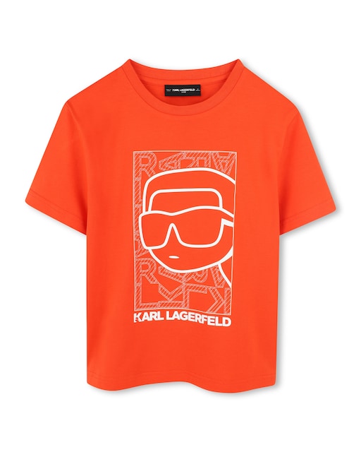 Imagen 0 de Camiseta de bebé niño de algodón con ilustración frontal