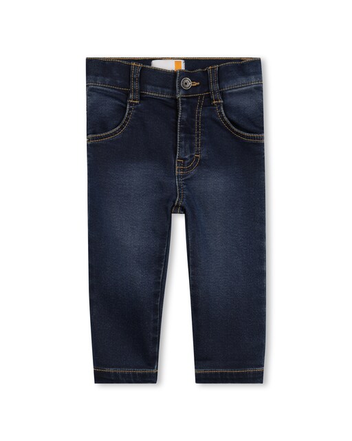 Imagen 0 de Pantalón de bebé niño en color azul liso
