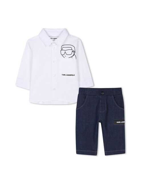 Imagen 0 de Conjunto de bebé niño multicolor de manga larga