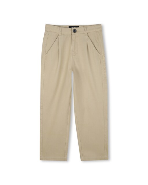 Imagen 0 de Pantalón de bebé niño con pinzas y trabillas en la cintura