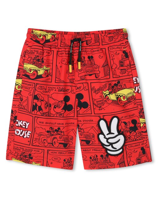 Imagen 0 de Bañador de niño con estampado Mickey y cordón de ajuste