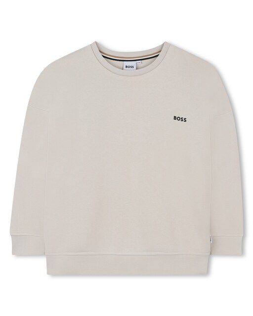 Imagen 0 de Sudadera de niño con cuello redondo y logo en el pecho