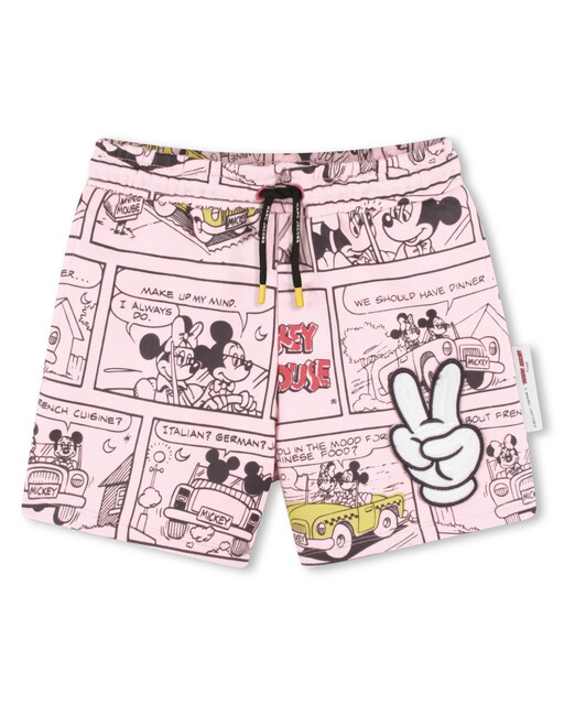 Imagen 0 de Short de niña 100% algodón estampado Mickey