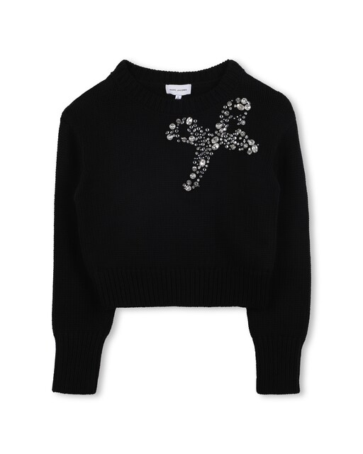 Imagen 0 de Jersey de niña en color negro de algodón