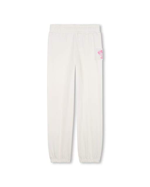 Imagen 0 de Pantalón deportivo de niña de algodón con cintura elástica