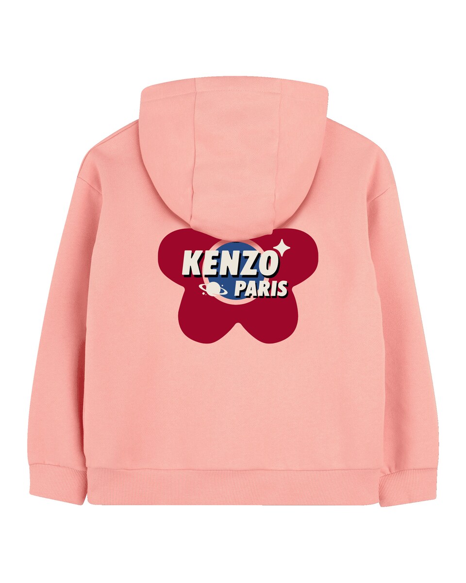 Sudadera de bebé en color salmón de algodón · Kenzo Kids · El