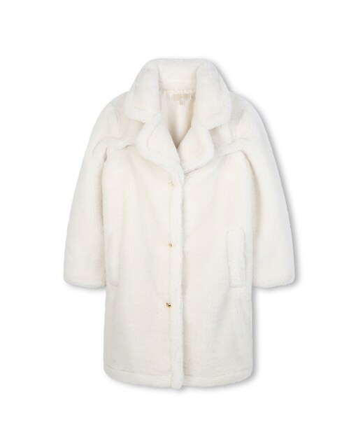 Imagen 0 de Abrigo de niña en color natural de manga larga