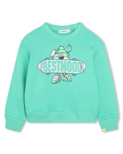 Imagen 0 de Sudadera de bebé niño en color verde de algodón