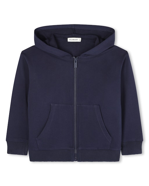 Imagen 0 de Sudadera de niño de algodón con capucha y cremallera