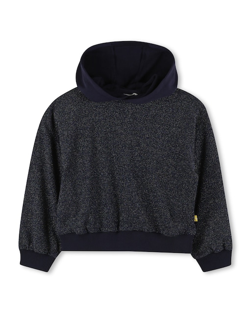 Imagen 0 de Sudadera de niña en color azul con capucha
