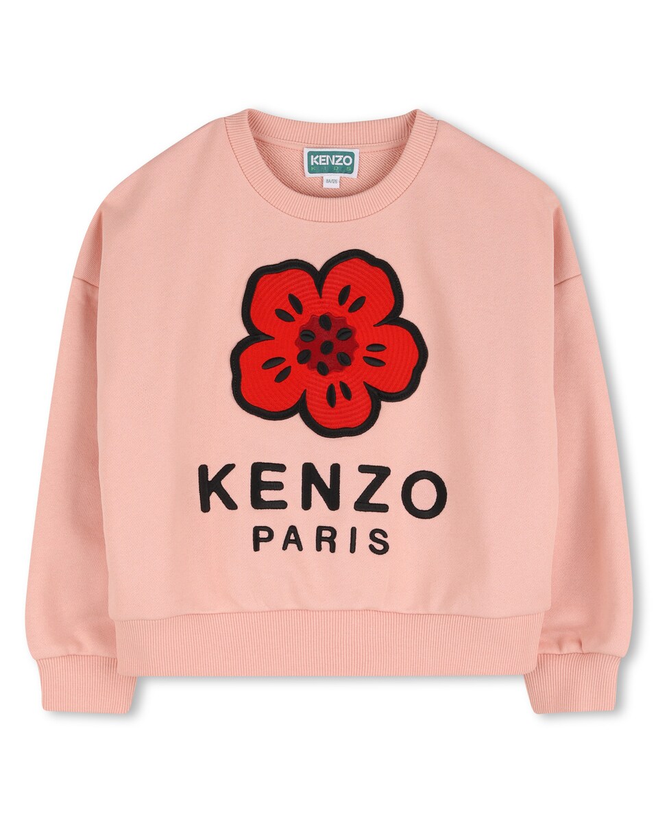 Sudadera de niña de algodón rosa · Kenzo Kids · El Corte Inglés