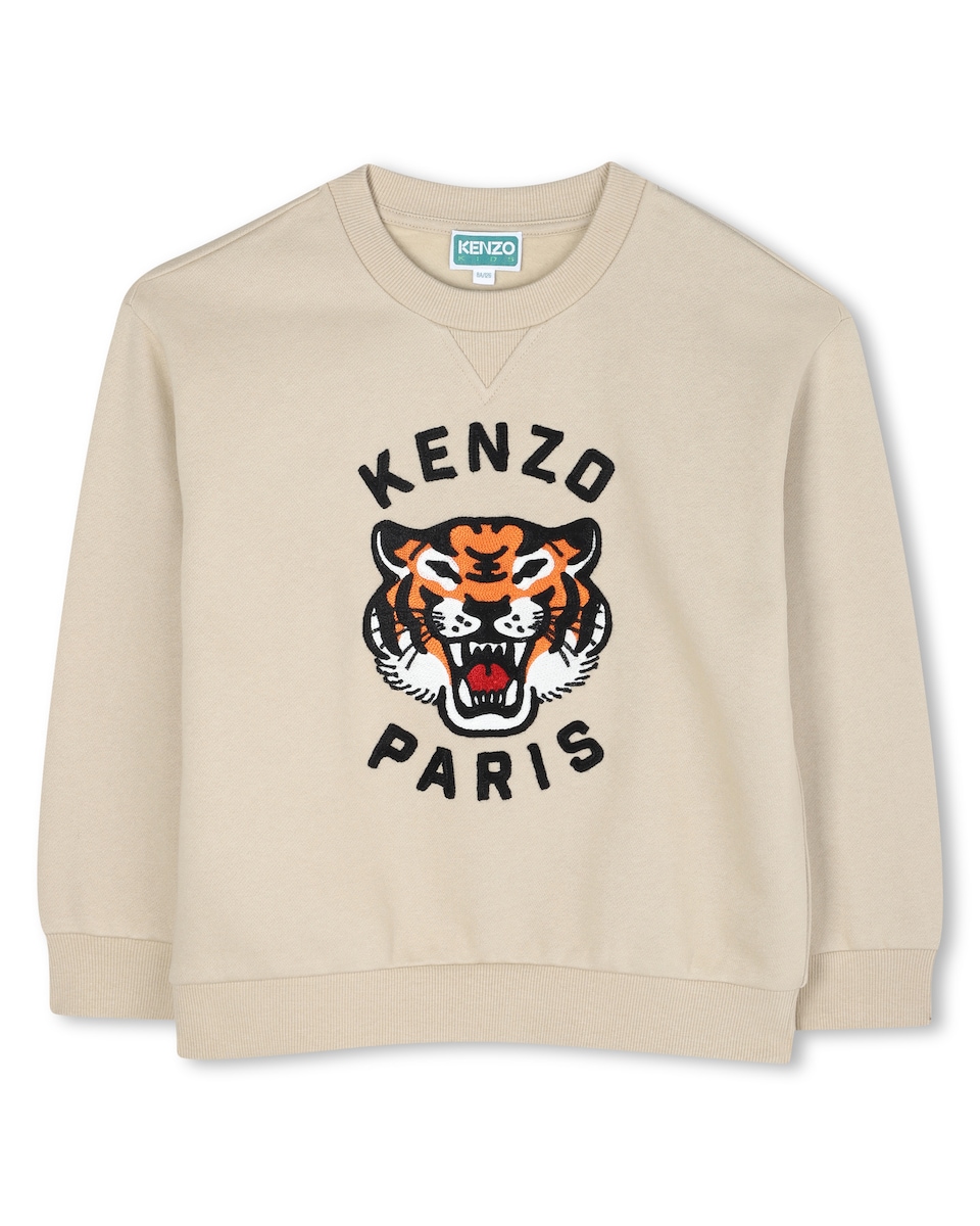 Sudadera de bebé de algodón con print frontal · Kenzo Kids · El