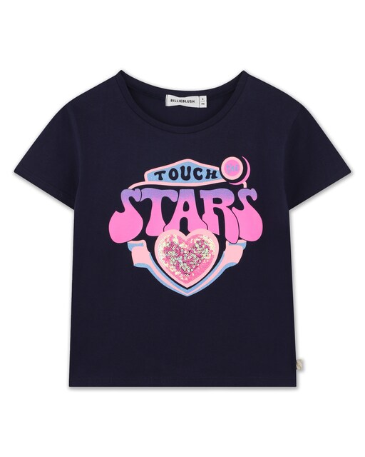 Imagen 0 de Camiseta de niña 100% algodón de manga corta