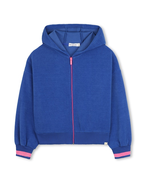 Imagen 0 de Sudadera de niña con capucha y cremallera